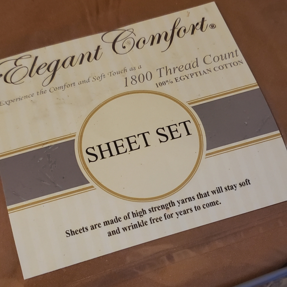 Elegant Comfort Twin sheets